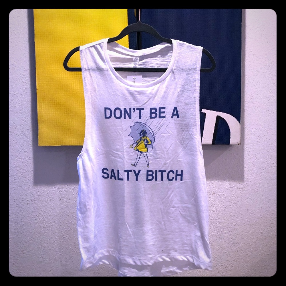 WAKE . SLAY. REPEAT . -FLOWY SCOOP MUSCLE TANK